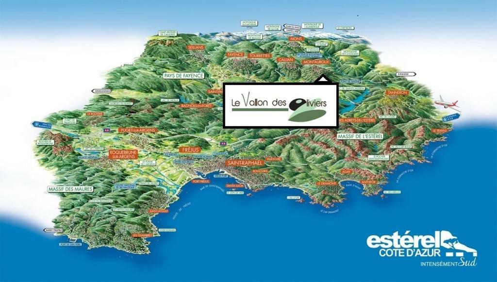 Le Vallon Des Oliviers Монтору Екстериор снимка